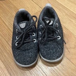 Allbirds Small Birds! Grey/black heather wool sneakers